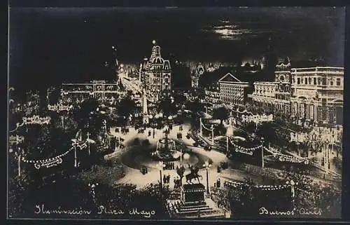 AK Buenos Aires, Iluminación Plaza Mayo