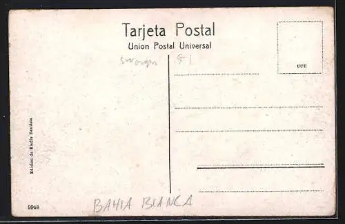 AK Bahía Blanca, Banco de la Nacion visto del interior de la Plaza Rivadavia