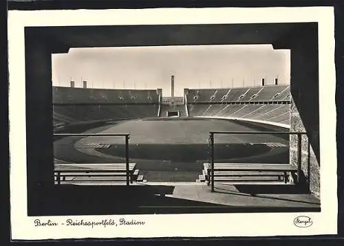 AK Berlin, Reichssportfeld, Innenansicht
