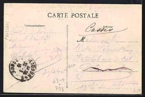 AK Libourne, Entrée de la Gare, Bahnhof