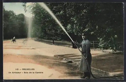 AK Bruxelles, Un Arroseur, Bois de la Cambre