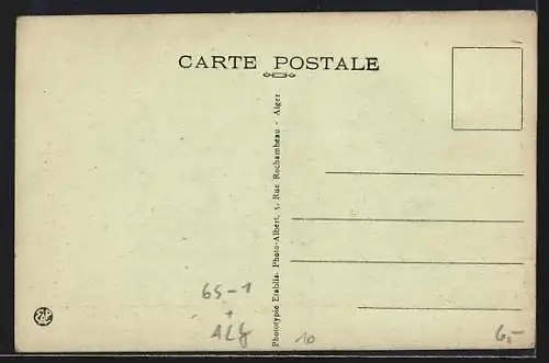 AK Alger, Les Gares de chemin de fer et le Splendid Plein Air, Bahnhof
