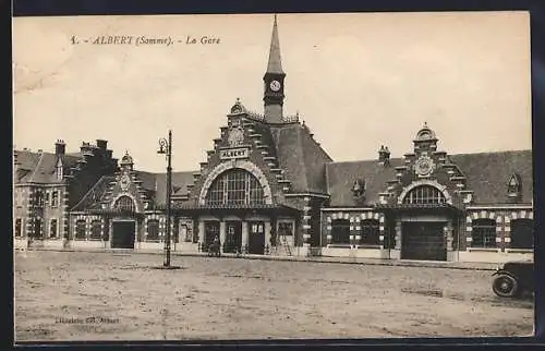 AK Albert, La Gare, Bahnhof
