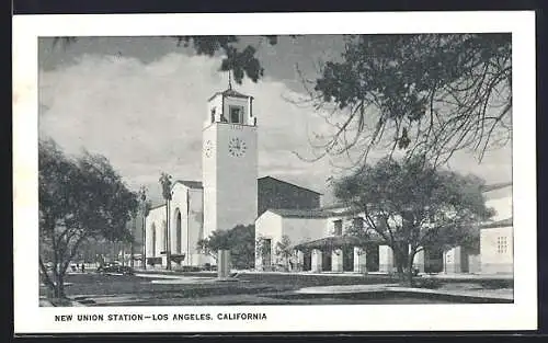 AK Los Angeles, CA, New Union Station, Bahnhof