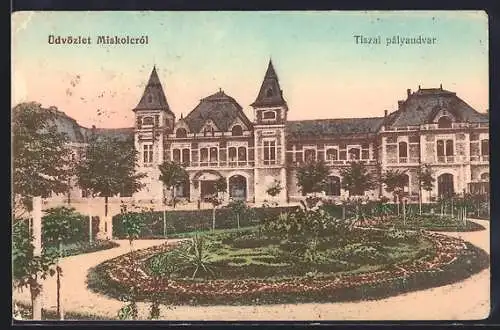 AK Miskolc, Tiszai pályaudvar, Bahnhof