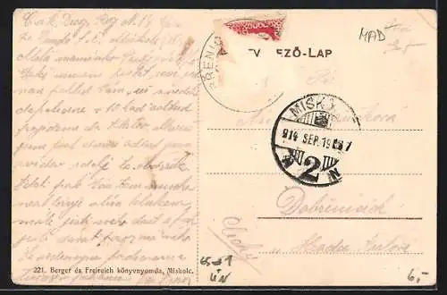 AK Miskolc, Tiszai pályaudvar, Bahnhof