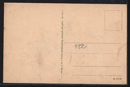 AK Sulzbach i. Oberpf., Rathaus und Rosenberger Strasse