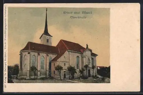 AK Vilseck, Blick auf die Pfarrkirche