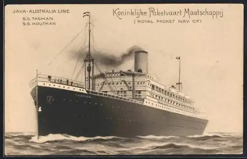 AK Passagierschiff SS Tasman der Java-Australia Line