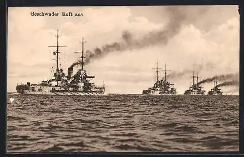 AK Geschwader läuft aus