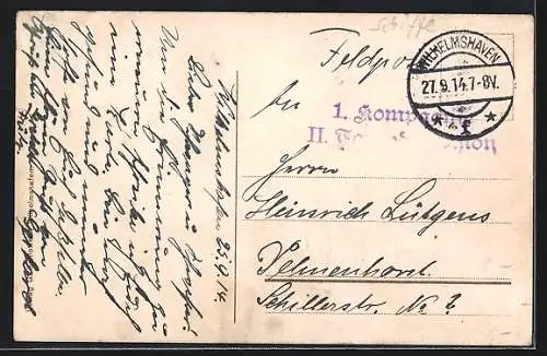 AK Hochsee-Torpedoboot im Sturm