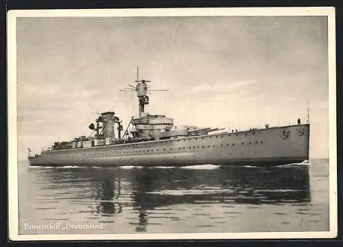 AK Panzerschiff Deutschland, Kriegsmarine