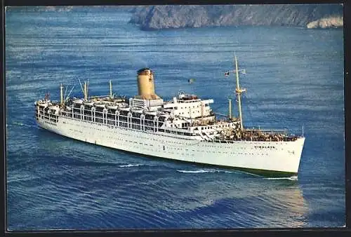 AK Passagierschiff SS Himalaya der P & O