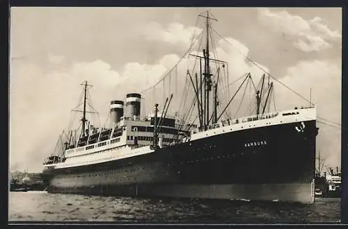 AK Passagierschiff Hamburg der Hamburg-Amerika Linie