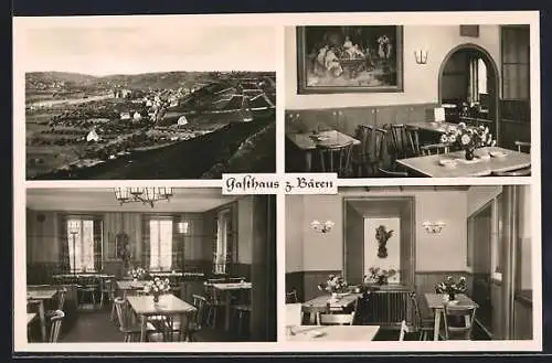 AK Randersacker a. Main, Gasthaus zum Bären, Innenansichten