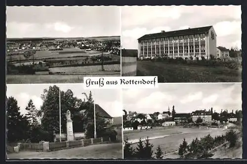 AK Rottendorf, verschiedene Ortsansichten
