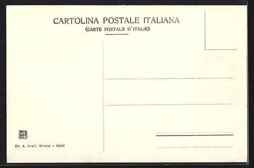 AK Brindisi, Corso Garibaldi e Corso Umberto I, Pferdekutsche