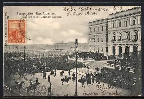 AK Buenos Aires, Recepcion de los Delegados Chilenos