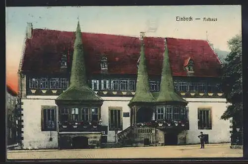 AK Einbeck, Ansicht vom Rathaus