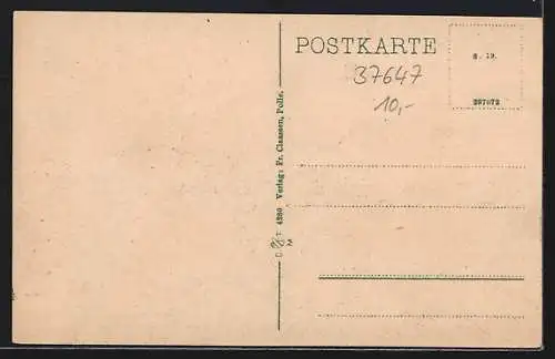 AK Polle a. Weser, Ein Stück aus Alt-Polle, Partie im Mühlenweg