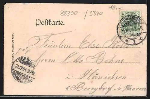 AK Wolfenbüttel, Lessinghaus (Strassenseite)