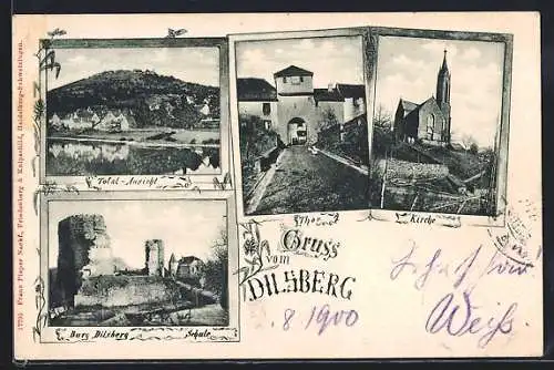 AK Neckargemünd, Kirche, Burg Dilsberg