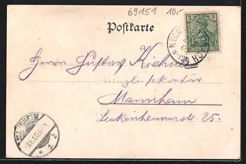 AK Neckargemünd, Kirche, Burg Dilsberg