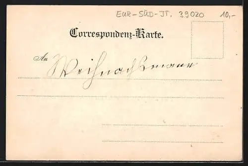 AK Unser Frau im Schnalserthal, Partie mit der Kirche Unsere Liebe Frau