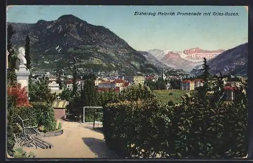 AK Gries-Bozen, Erzherzog Heinrich Promenade