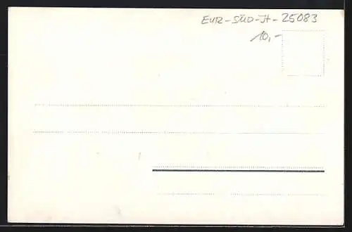 AK Gardone Riviera, Ortsansicht mit einem Ruderer