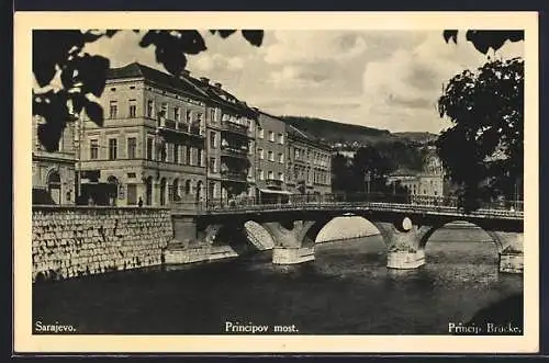 AK Sarajewo, Partie an der Princip-Brücke