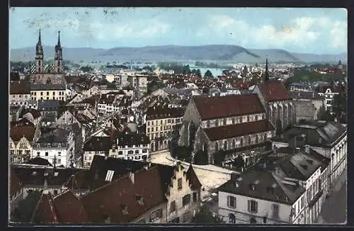 AK Basel, Münster, Rhein u. histor.Museum