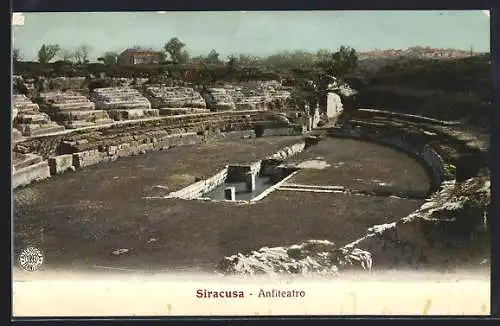AK Siracusa, antike Ruinen des Anfiteatro