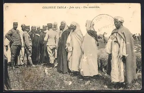 AK Colonne Tadla, Juin 1013, Une soumission