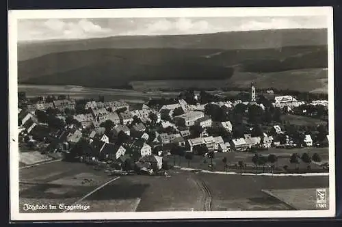 AK Jöhstadt, Totalansicht aus der Vogelschau