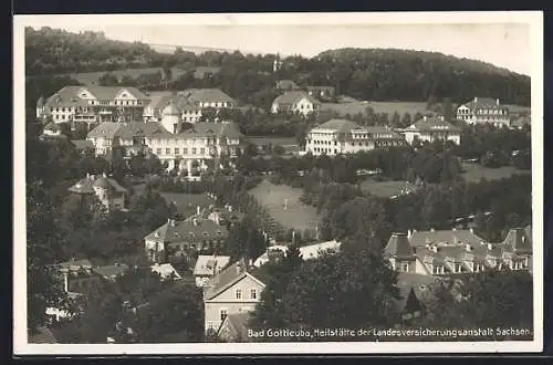 AK Bad Gottleuba, Heilstätte der Landesversicherungs-Anstalt Sachsen, Panorama