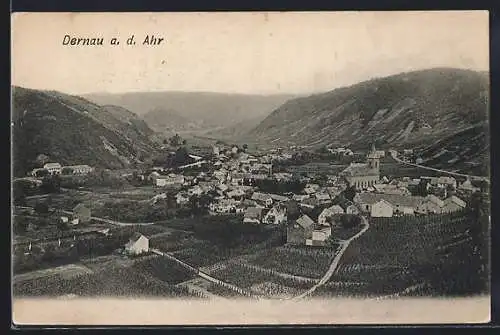 AK Dernau / Ahr, Ortspartie im Gebirge