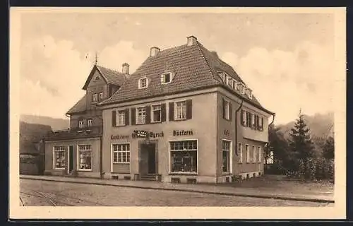 AK Stuttgart-Hedelfingen, Cafe & Konditorei W. Wyrich