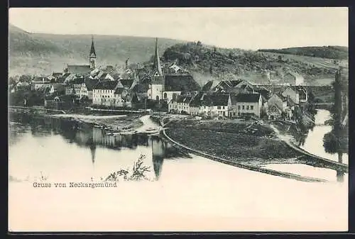 AK Neckargemünd, Teilansicht
