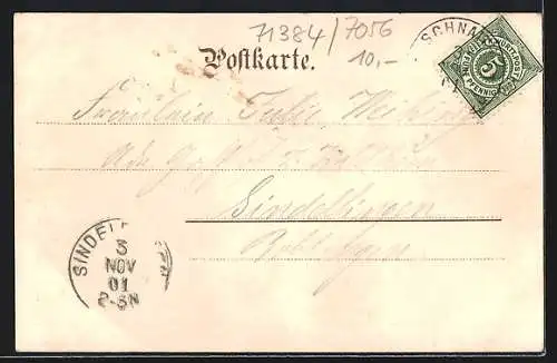 AK Schnaith / Rems, Blick auf den Ort