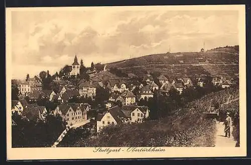 AK Stuttgart-Obertürkheim, Gesamtansicht