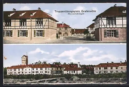 AK Grafenwöhr, Truppenübungsplatz, Mannschaftslager
