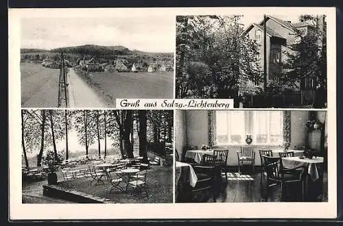 AK Bad Salzgitter-Lichtenberg, Waldkurhaus, Innenansichten
