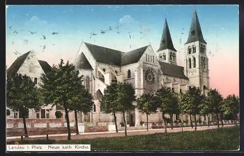 AK Landau / Pfalz, Neue kath. Kirche