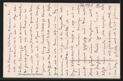 Künstler-AK sign.W. Hempfing: Karlsruhe, Strassenpartie am Karlstor