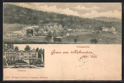 AK Rabenstein i. bayr. Wald, Totalansicht & Pension
