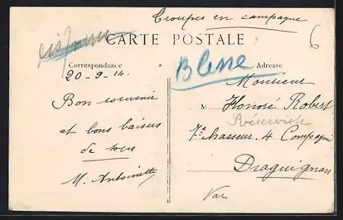 AK Fayence, Notre-Dame de Cyprès et vignobles adjacents