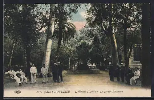 AK Saint-Mandrier, L`Hôpital Maritime, Le Jardin Botanique