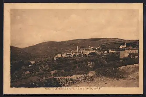 AK Fayence, Vue générale, côté Est