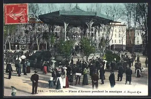 AK Toulon, Place d`Armes pendant la musique